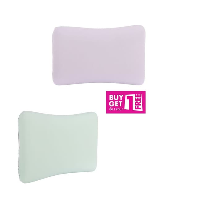ซื้อ 1 แถม 1 หมอนหนุน Cool aroma รุ่นอโรมิส ขนาด 60 x 40 x 12 ซม. (คละแบบได้)