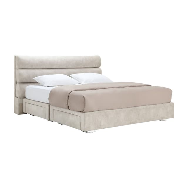 เตียงนอน รุ่นลิเนีย - สีครีม