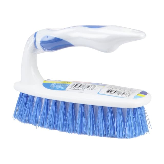 แปรงขัดพร้อมที่จับ - สีน้ำเงิน