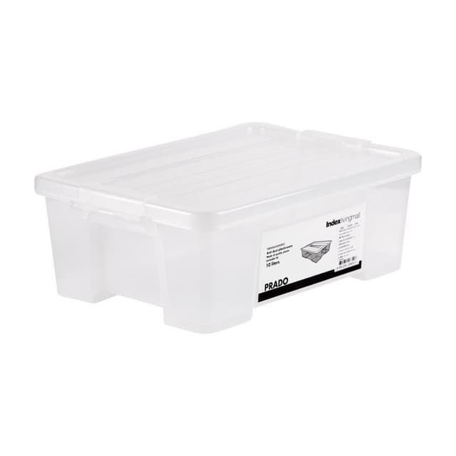 กล่องเก็บของ รุ่นพราโด้ ขนาด 10 ลิตร - สีขาว