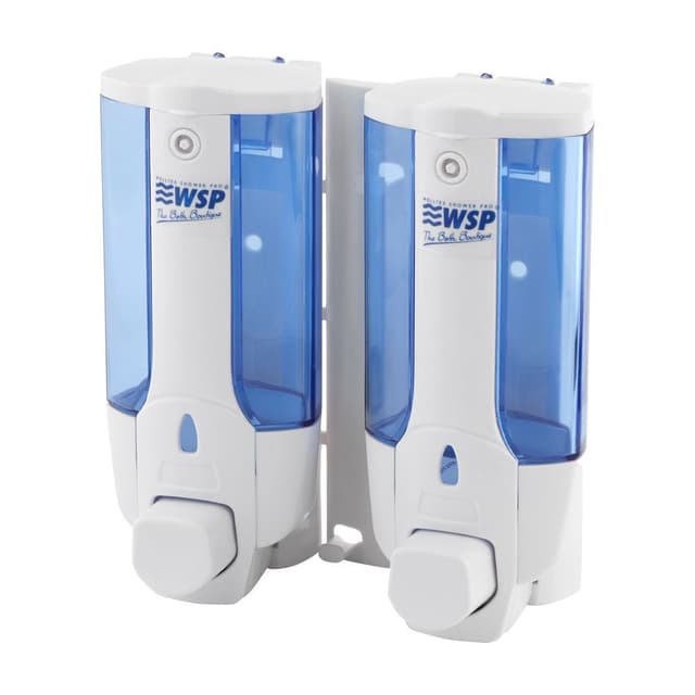 ที่กดสบู่เหลว 2 ช่อง รุ่น DP-118-2W ขนาด 380 มล. - สีขาว