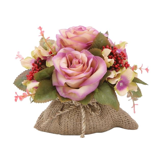 ดอกไม้ในกระสอบเล็ก รุ่นโรส - สีม่วง