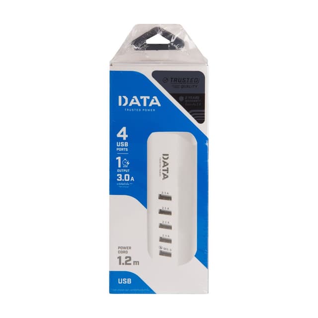 ยูเอสบี 5 ช่อง FAST CHARGER รุ่นดาต้า - สีขาว