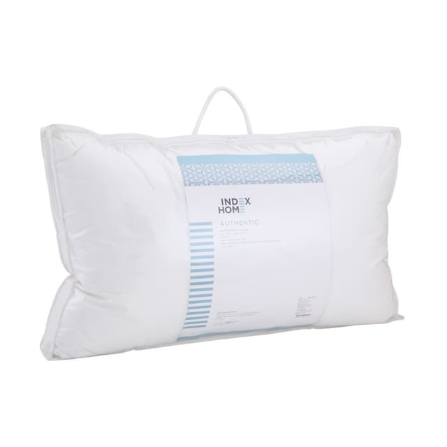 หมอนหนุนขนเป็ด รุ่นออเธนติกส์ 19 x 29 นิ้ว - สีขาว