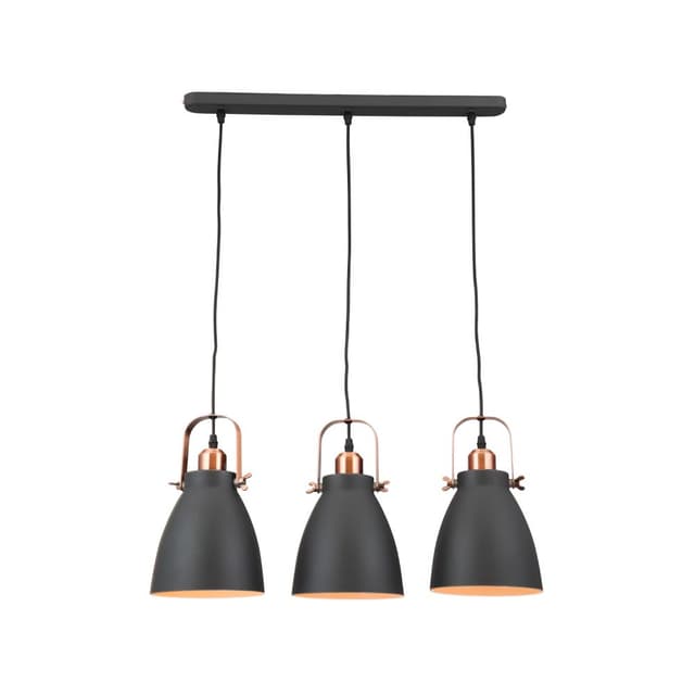 โคมไฟแขวน รุ่นเซเบอร์ ขนาด 55 x 17 x 178 ซม. - สีดำ/ทองแดง