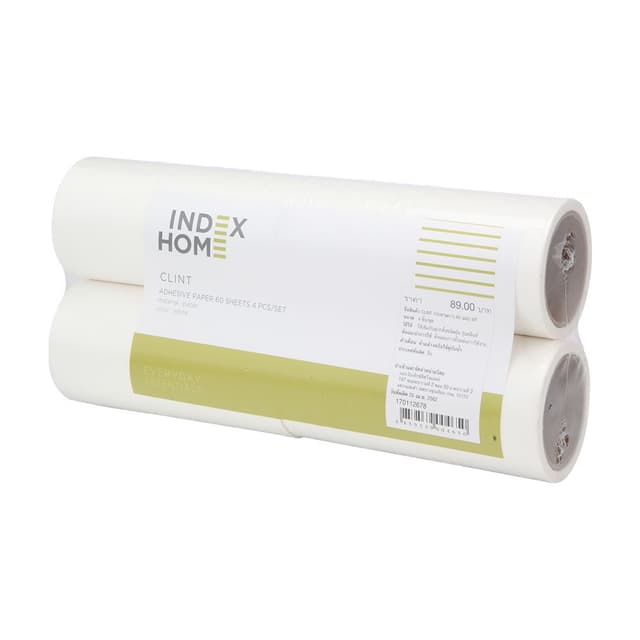 กระดาษกาว รุ่น คลินท์ 60 แผ่น (4 ชิ้น/ชุด) - สีขาว
