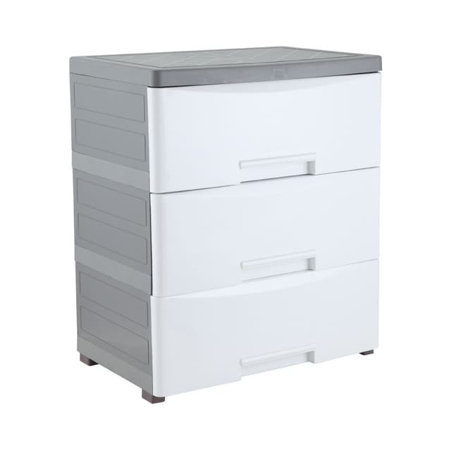 ตู้ลิ้นชัก รุ่นโทมิ 3 ชั้น - สีขาว