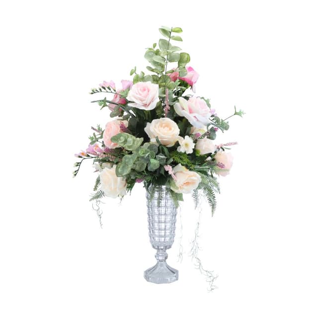 แจกันดอกไม้จัดสำเร็จ รุ่นวิคทอเรีย - คละสี