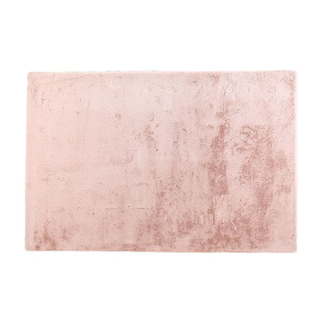 พรมขนกระต่ายเทียม รุ่นแรบบี้-M ขนาด 120 x 180 ซม. - สีชมพูอ่อน
