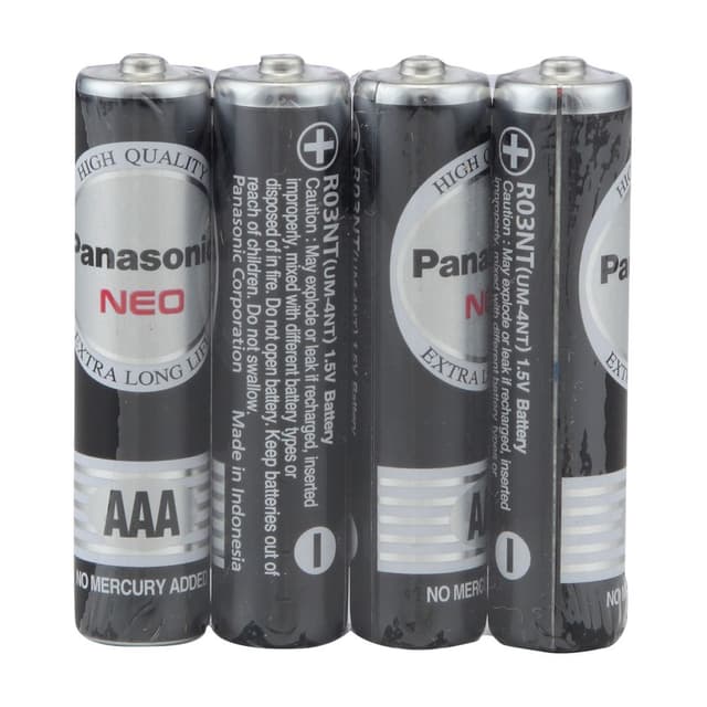 ถ่านแมงกานีส พานาโซนิค รุ่นAAA PK4 - สีดำ
