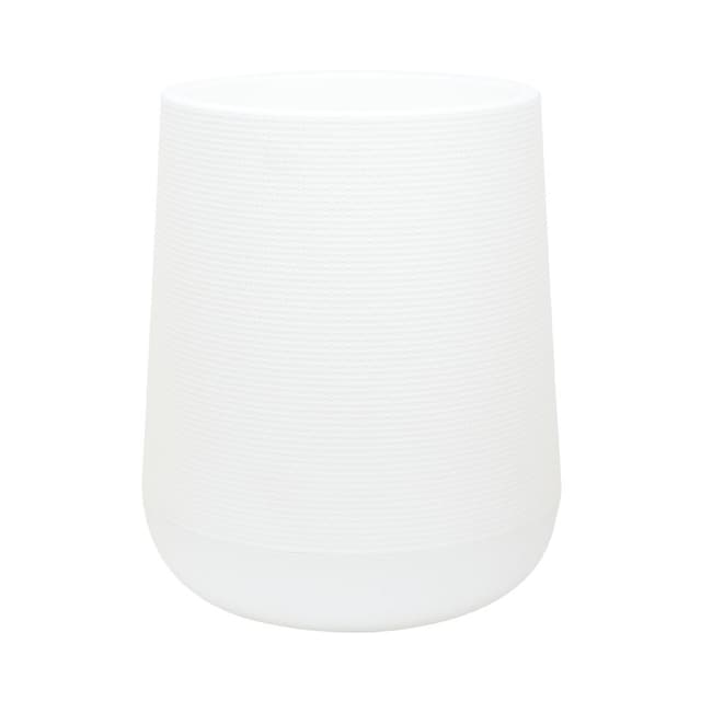 กระถางพลาสติก รุ่นวอลตั้น ขนาด 13.75 นิ้ว - สีขาว