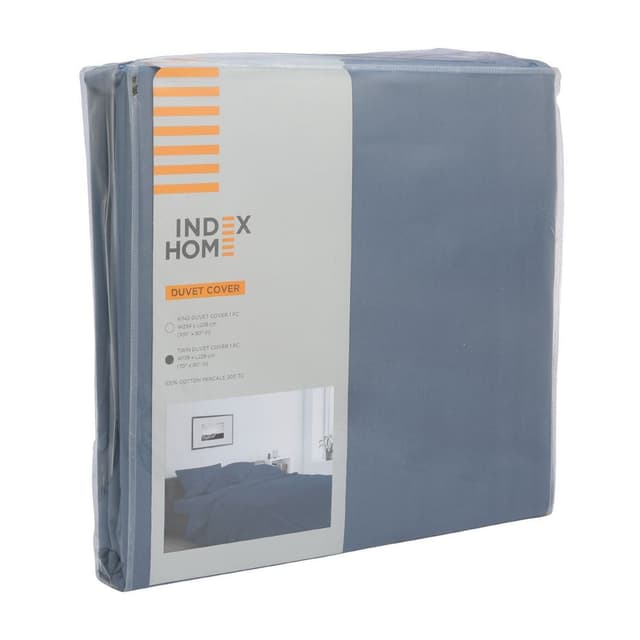 ปลอกผ้านวม รุ่นวาเลอรี่ ขนาด 6 ฟุต 100 x 90 นิ้ว - สีน้ำเงิน