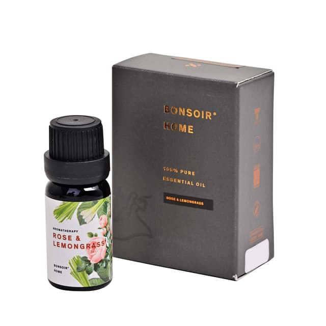 น้ำมันหอม รุ่นโรส แอนด์ เลมอนกราส ขนาด 10 มล. - สีเทาเข้ม