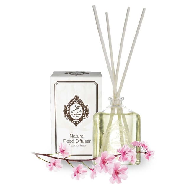 ก้านไม้หอม รุ่นโฮม เชอรี่ บลอสซั่ม ขนาด 55 มล. - สีขาว