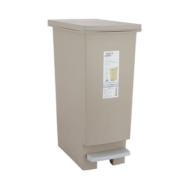 ถังขยะแบบเหยียบ รุ่นโจอี้ ขนาด 20 ลิตร - สีเบจ