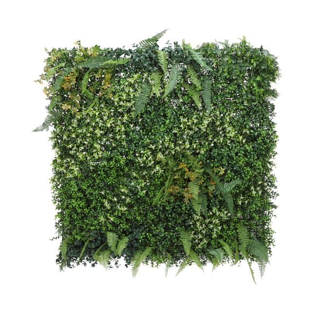 ไม้ประดิษฐ์ติดผนัง รุ่นเวอร์ตี้ ขนาด 100 x 100 ซม. - สีเขียว