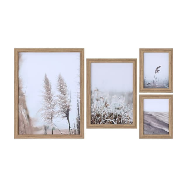 รูปภาพพร้อมกรอบ รุ่นออนวารี่ จำนวน 4 ชิ้น/ชุด - คละสี