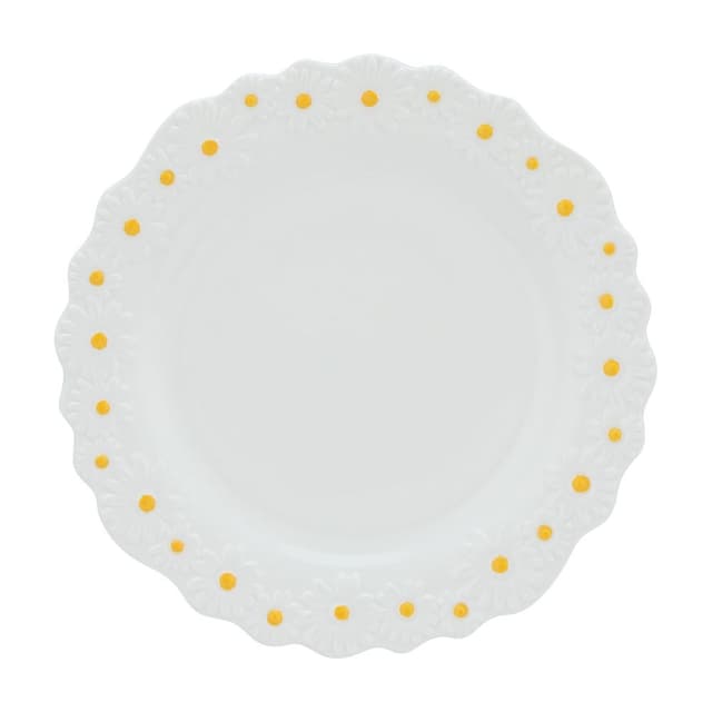 จาน รุ่นเดซี่ พรีเมียม ขนาด 10 นิ้ว - สีขาว