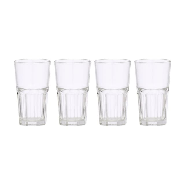 แก้วน้ำ รุ่นดิ-ไฮบอล ขนาด 420 มล. (4 ชิ้น/ชุด) - สีใสโปร่ง