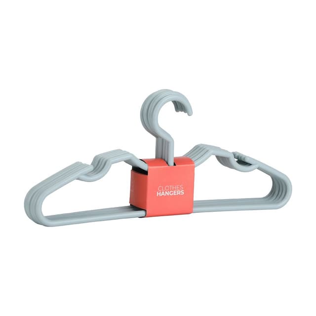 ไม้แขวนเสื้อ รุ่นนิปปอน (6 ชิ้น/ชุด) - สีเขียวอ่อน