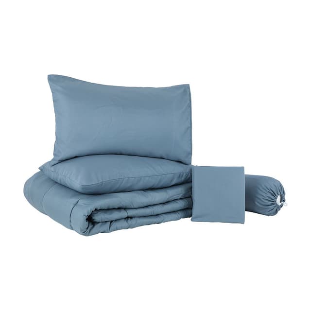 ชุดผ้าปูที่นอน รุ่นคันเลอร์จอยสตมมี่เนวี ขนาด 6 ฟุต (6 ชิ้น/ชุด) - สีเขียว