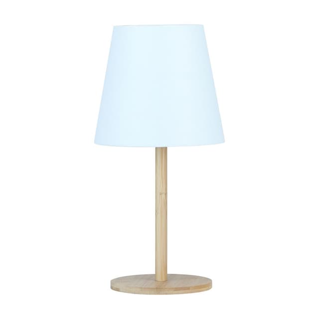 โคมไฟตั้งโต๊ะ รุ่นมินิมอลลี่ - สีขาว/ธรรมชาติ