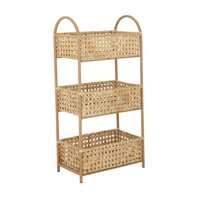 ชั้นวางของ 3 ชั้น รุ่นสาน - สีธรรมชาติ