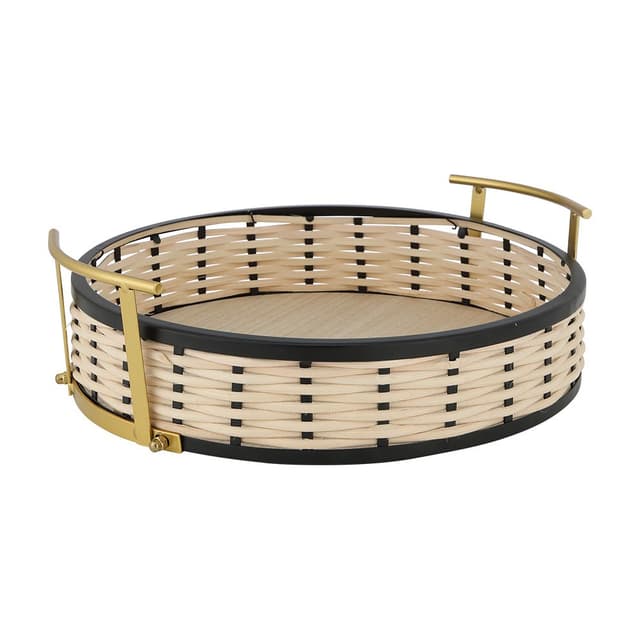 ถาดใส่ของอเนกประสงค์ รุ่นสาน - สีธรรมชาติ/ดำ