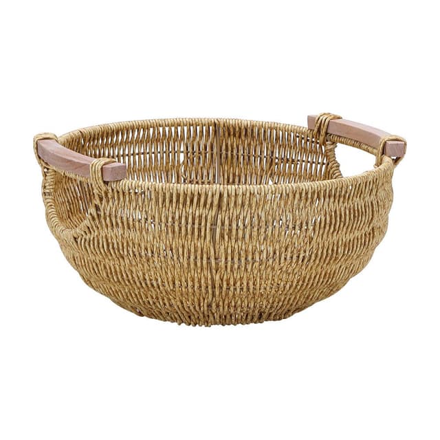 ตะกร้าอเนกประสงค์ รุ่นทีมิซุ ขนาด 30 x 28 x 12.5 ซม. - สีธรรมชาติ