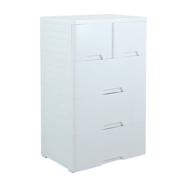 ตู้ลิ้นชัก 4 ชั้น รุ่นไอริช - สีขาว