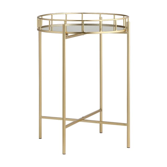 โต๊ะข้างอเนกประสงค์ รุ่นกอริส ขนาด 40 ซม. - สีทอง