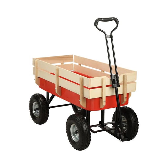 รถเข็นอเนกประสงค์ รุ่นทรัคก้า - สีธรรมชาติ/แดง