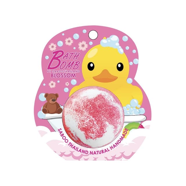 บาธบอมบ์ SABOOTHAILAND รุ่นบับเบิ้ล บาธ กลิ่นลีลาวดี ขนาด 150 กรัม - สีชมพู/เหลือง