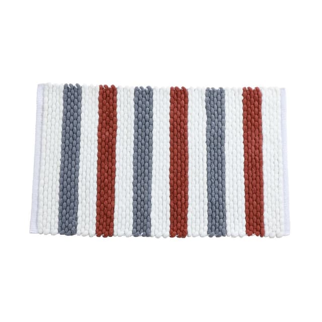 พรมเช็ดเท้า รุ่นเชอ ขนาด 50 x 80 ซม. - สีน้ำเงิน/แดง