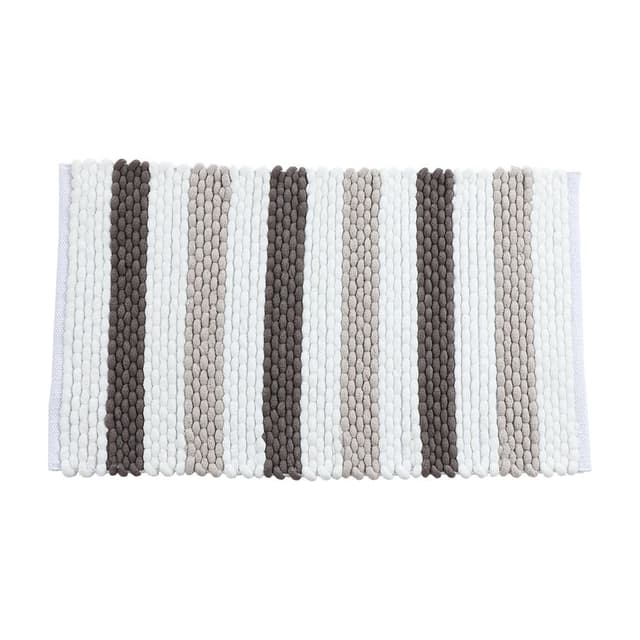 พรมเช็ดเท้า รุ่นเชอ ขนาด 50 x 80 ซม. - สีโทป/เทา