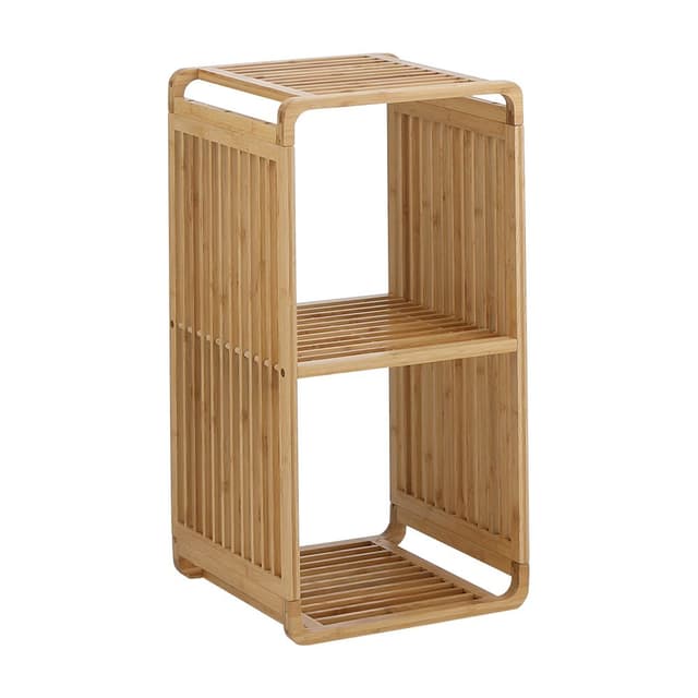 ชั้นวางของ 2 ชั้น รุ่นโอนิซึกะ ขนาด 33 x 33 x 64.5 ซม. - สีธรรมชาติ