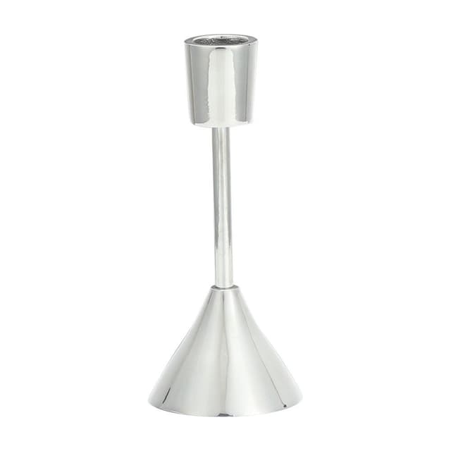 เชิงเทียน รุ่นเด็บบี้ สูง 15 ซม. - สีเงิน