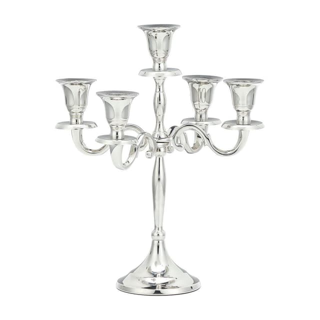 เชิงเทียน รุ่นไบรโอน่า สูง 27.5 ซม. - สีเงิน