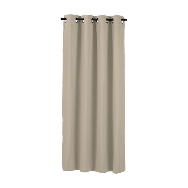 ผ้าม่านหน้าต่าง รุ่น EMB-แฟนนี่ ขนาด 135 x 165 ซม. - สีเบจ