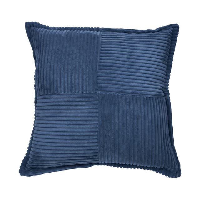 หมอนอิง รุ่นคอร์ดี้ ขนาด 50 x 50 ซม. - สีน้ำเงิน