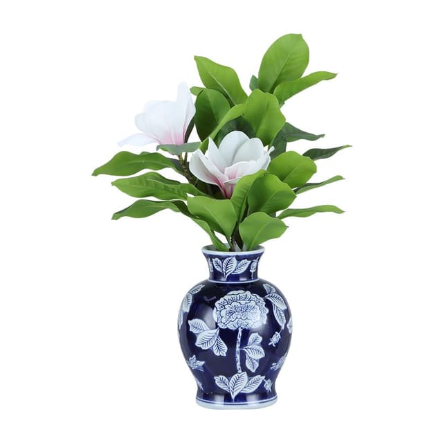 แมกโนเลียในแจกัน รุ่นเบลลานิโต้ - สีชมพู/น้ำเงิน