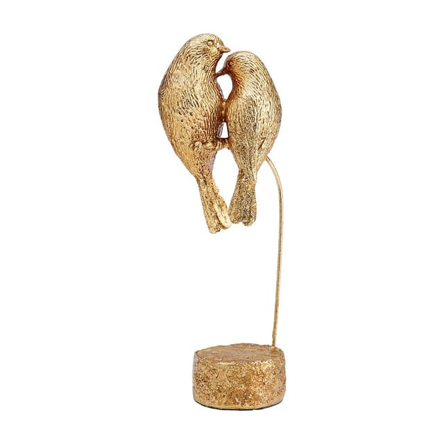 รูปปั้นนก รุ่นออสตันน์ ขนาด 10 นิ้ว - สีทอง