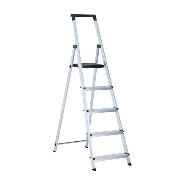 บันได 5 ชั้น รุ่นฟอนดิโน่-เอ็น - สีเงิน/ดำ