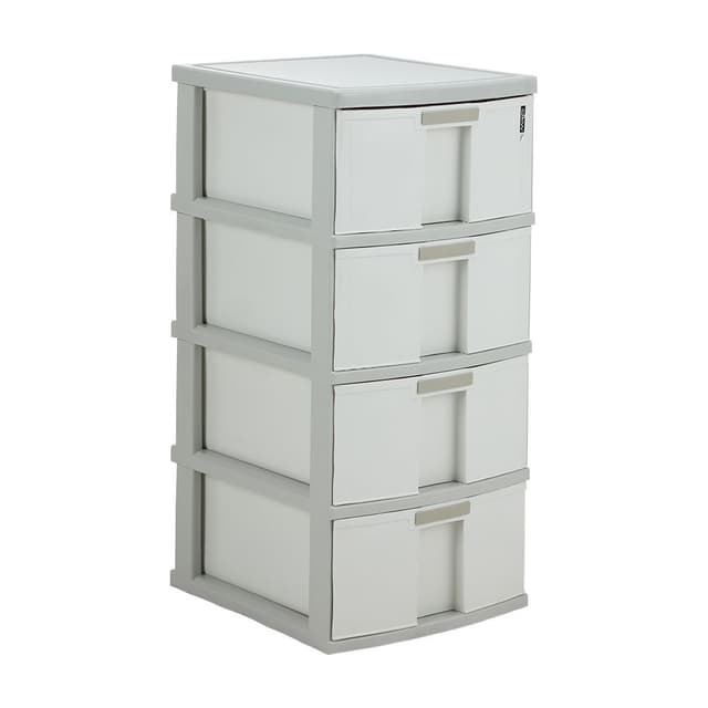 ตู้ลิ้นชัก 4 ชั้น รุ่นมอนนิส - สีครีม/เบจ