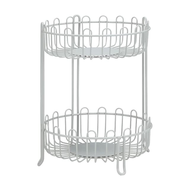 ชั้นวางของอเนกประสงค์ 2 ชั้น รุ่นออรินา - สีขาว