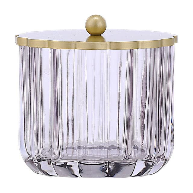 ที่ใส่สำลี รุ่นอะเมทิสต์ - สีม่วง/ทอง