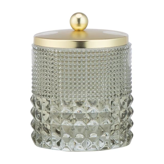 ที่ใส่สำลี รุ่นอะมาริลลีส - สีเขียว/ทอง