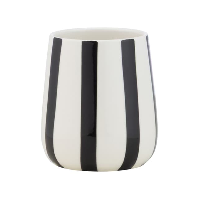 ที่ใส่แปรงสีฟัน รุ่นเซอร์เคิส - สีดำ/ขาว