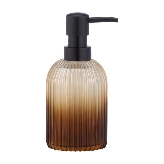 ที่ใส่สบู่เหลว รุ่นแอมเบอร์ - สีน้ำตาลเข้ม/ดำ