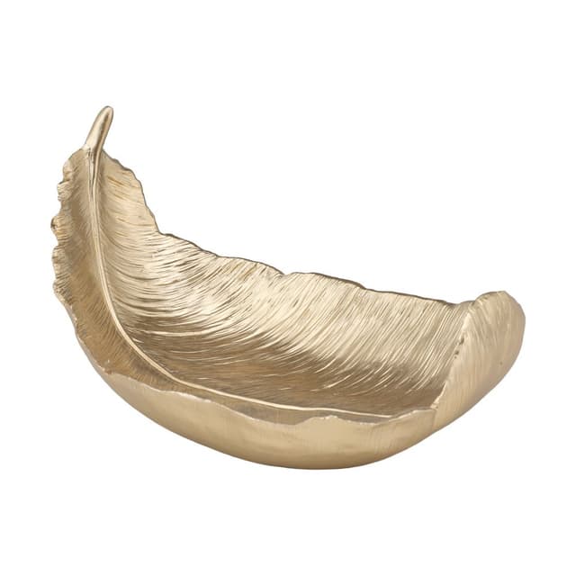 ถาดตกแต่งทรงใบไม้ รุ่นสปริงไทม์ - สีทอง